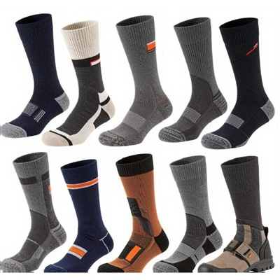 Custom Work Socks With Reinforced Construction